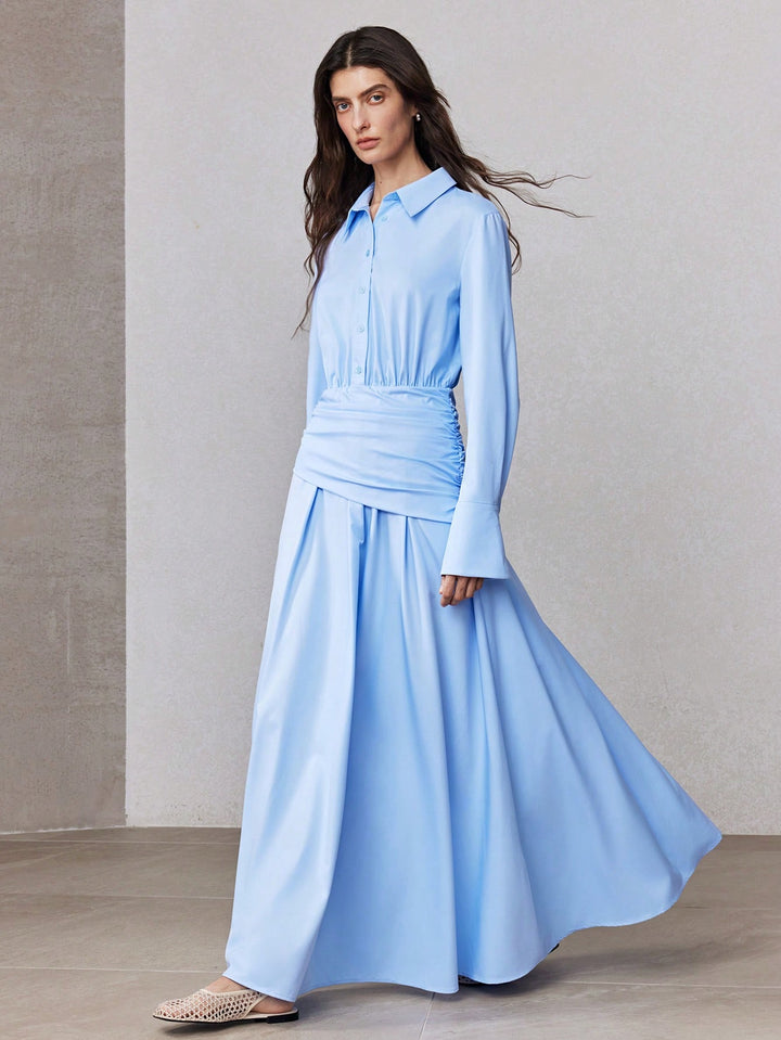 Rochie maxi SHEIN, albastru