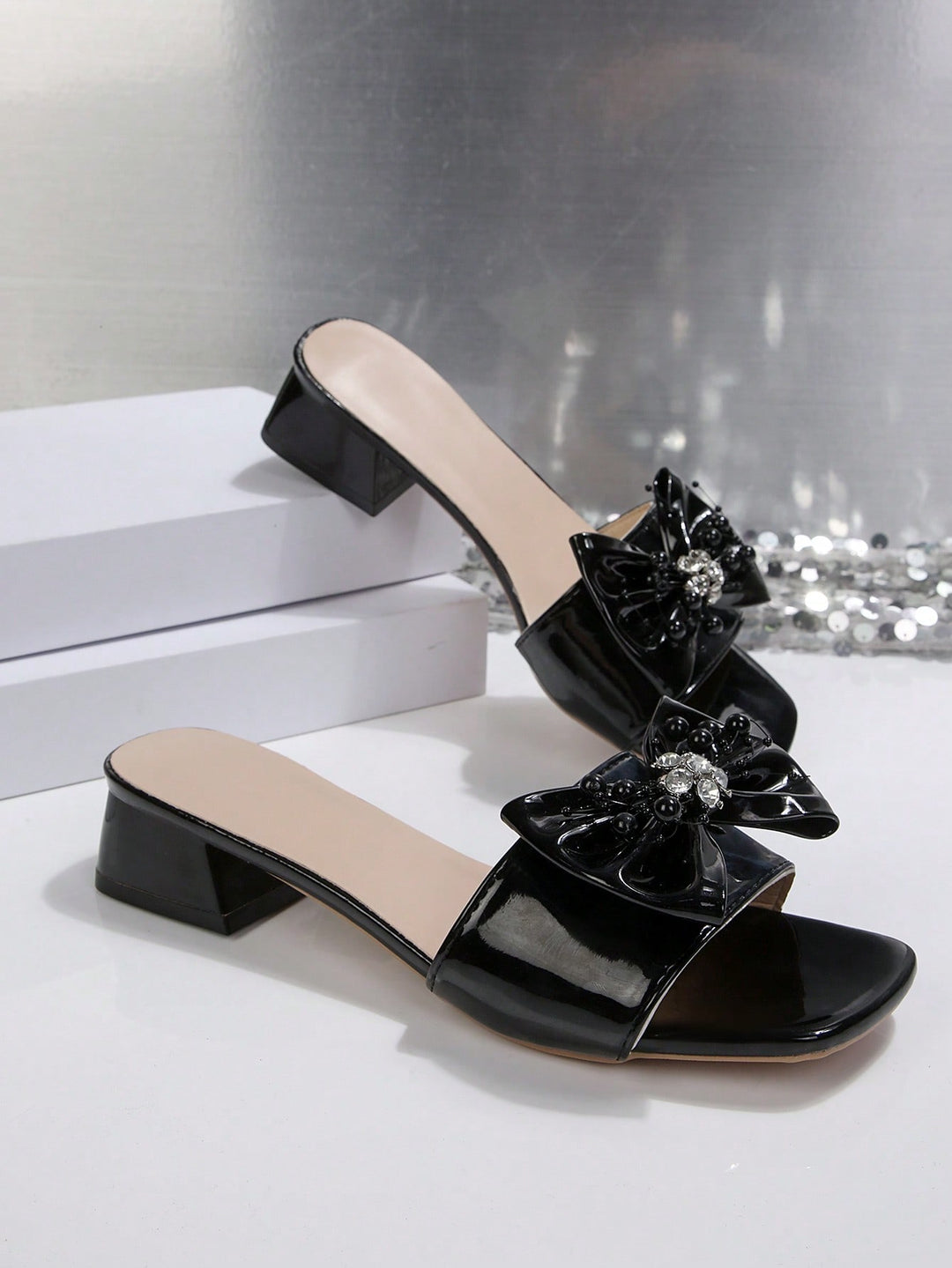 Sandale SHEIN, negru
