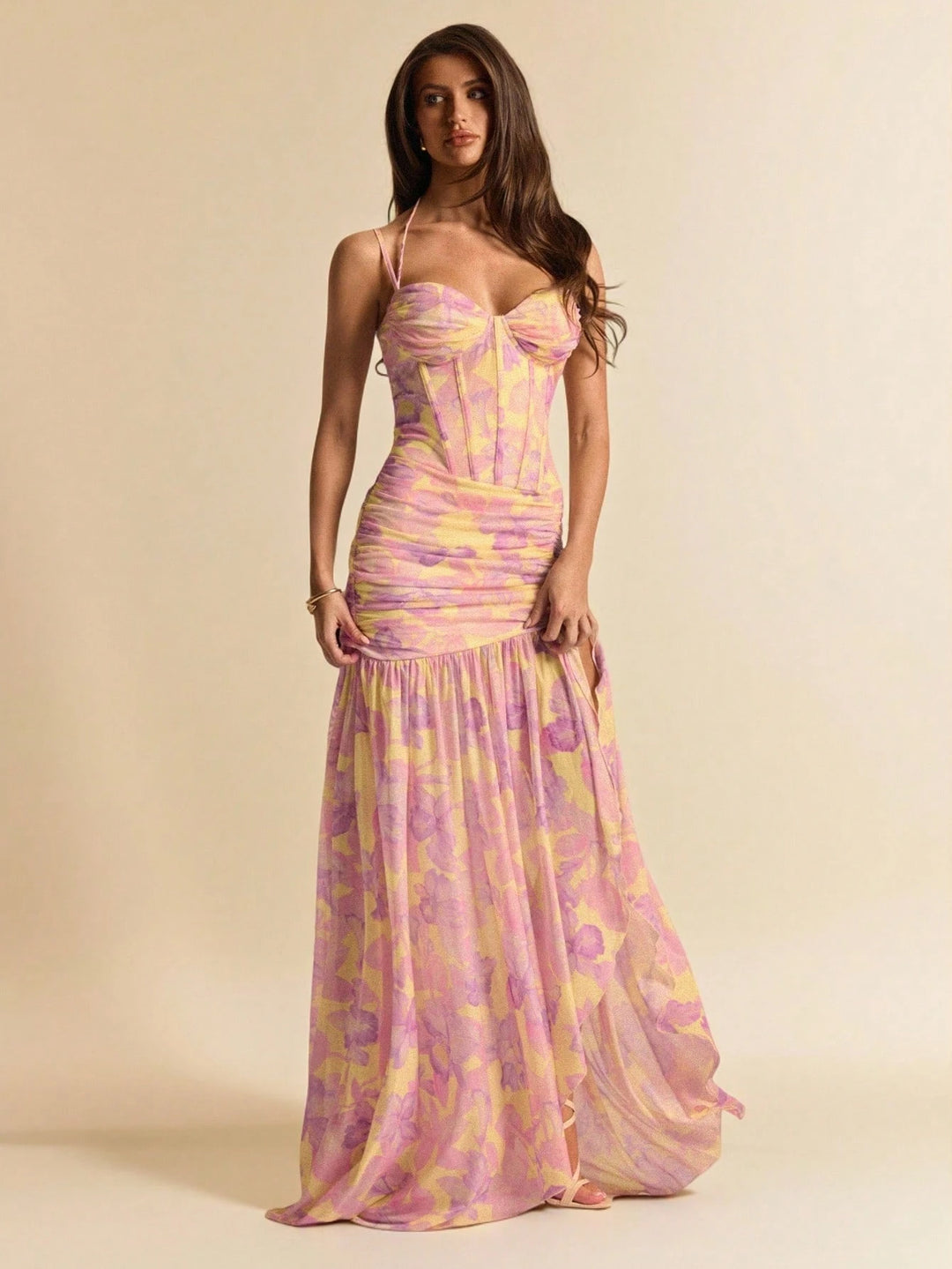 Rochie maxi SHEIN, mix culori