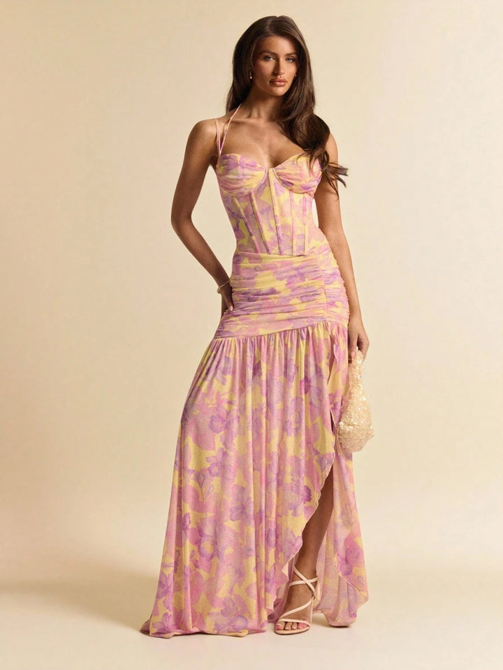 Rochie maxi SHEIN, mix culori