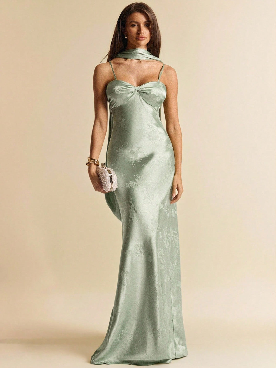 Rochie maxi SHEIN, verde