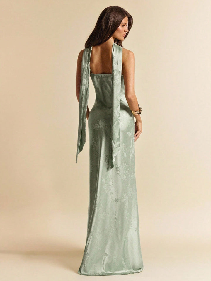 Rochie maxi SHEIN, verde