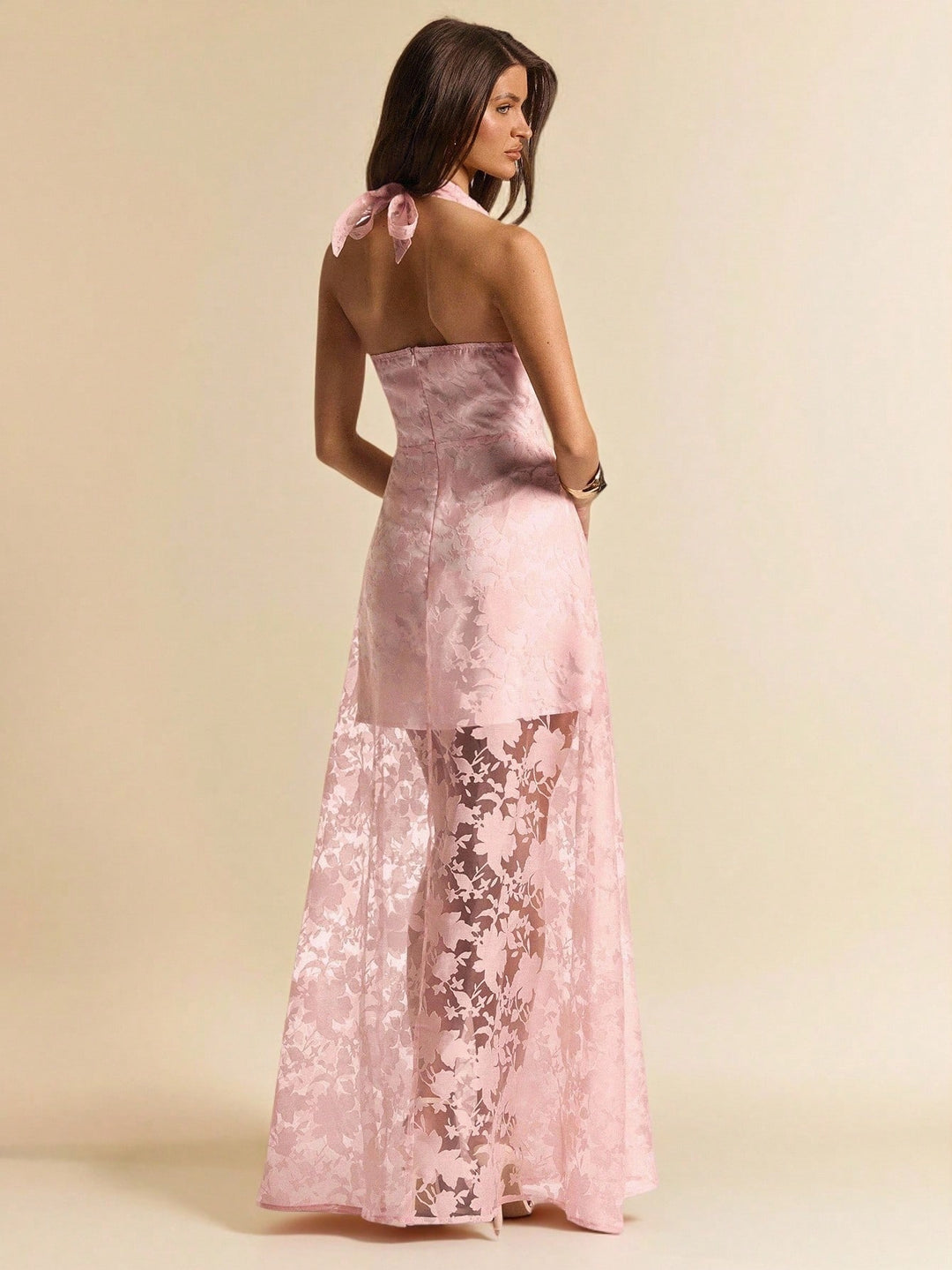 Rochie maxi SHEIN, roz