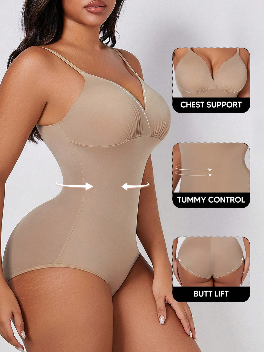 Body modelator SHEIN, bej