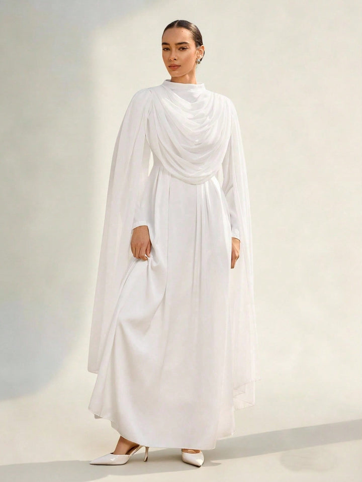 Rochie maxi SHEIN, alb