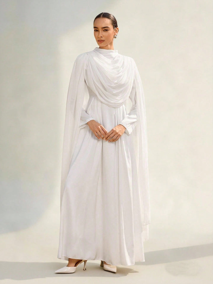 Rochie maxi SHEIN, alb