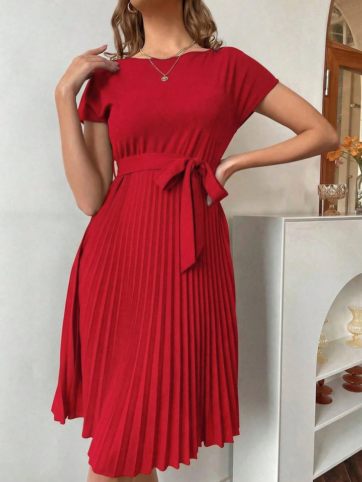 Rochie midi SHEIN, roșu
