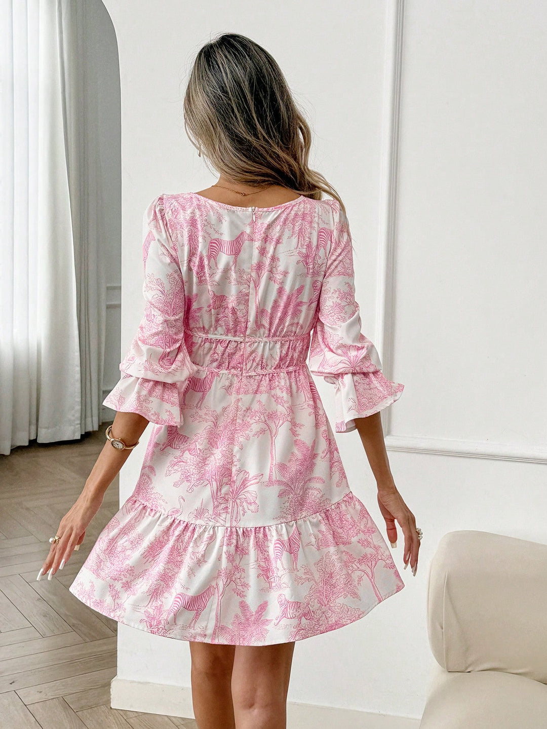 Rochie scurtă SHEIN, mix culori