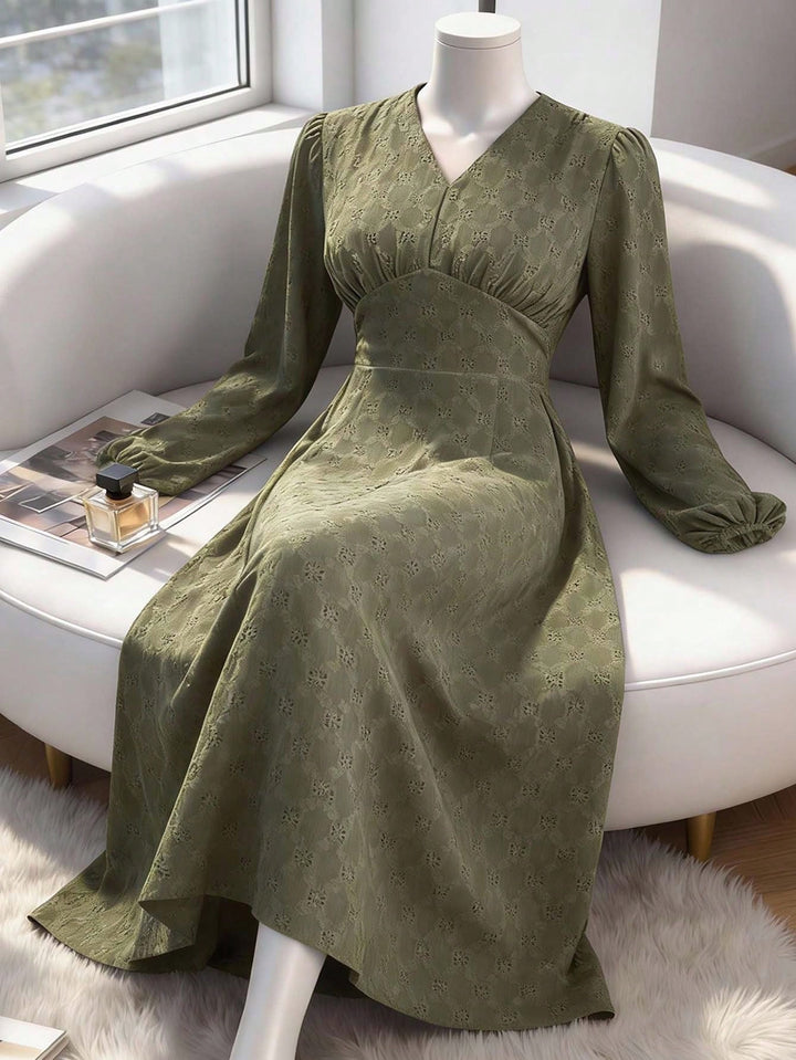 Rochie maxi SHEIN, verde