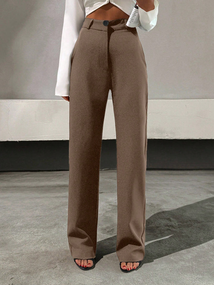 Pantaloni SHEIN, maro
