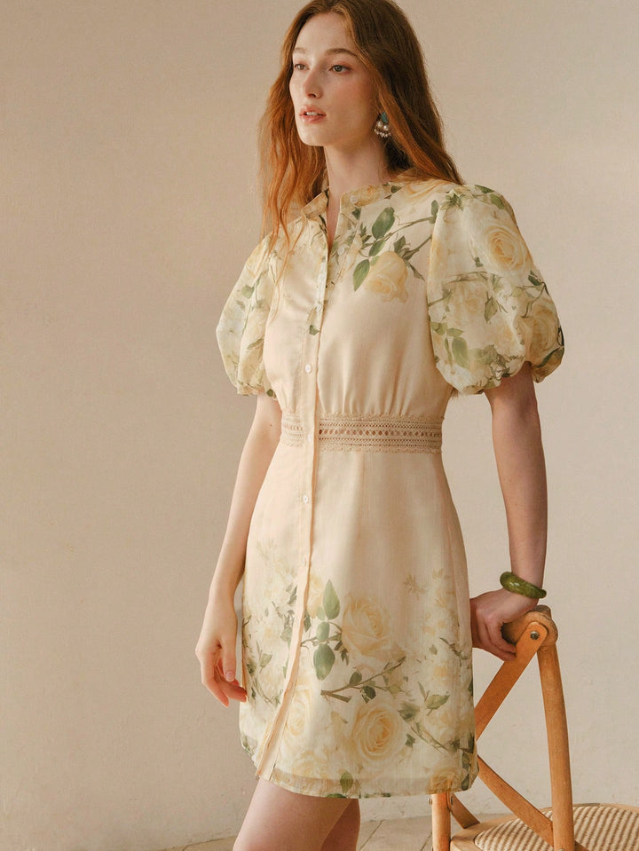 Rochie scurtă SHEIN, galben
