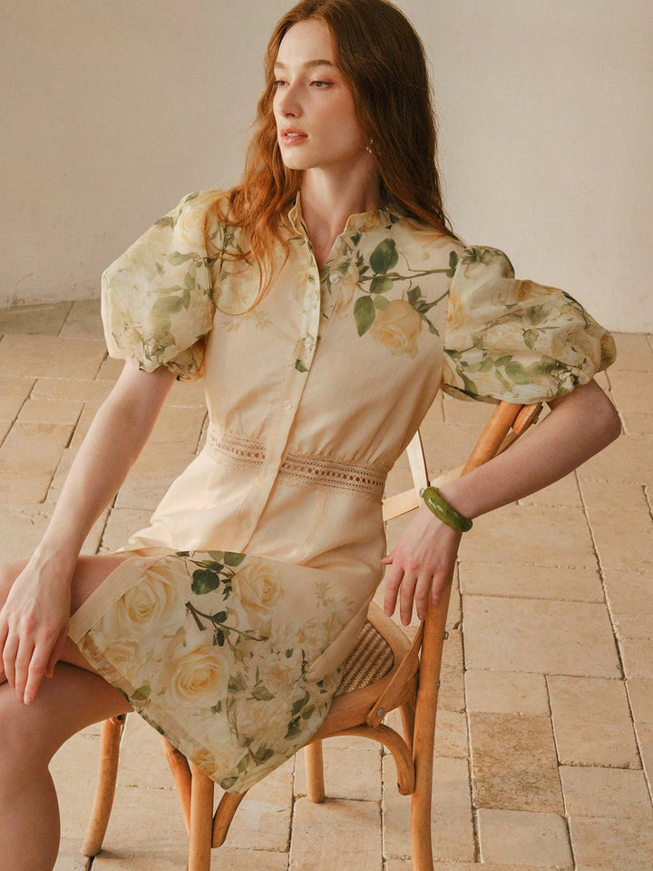 Rochie scurtă SHEIN, galben