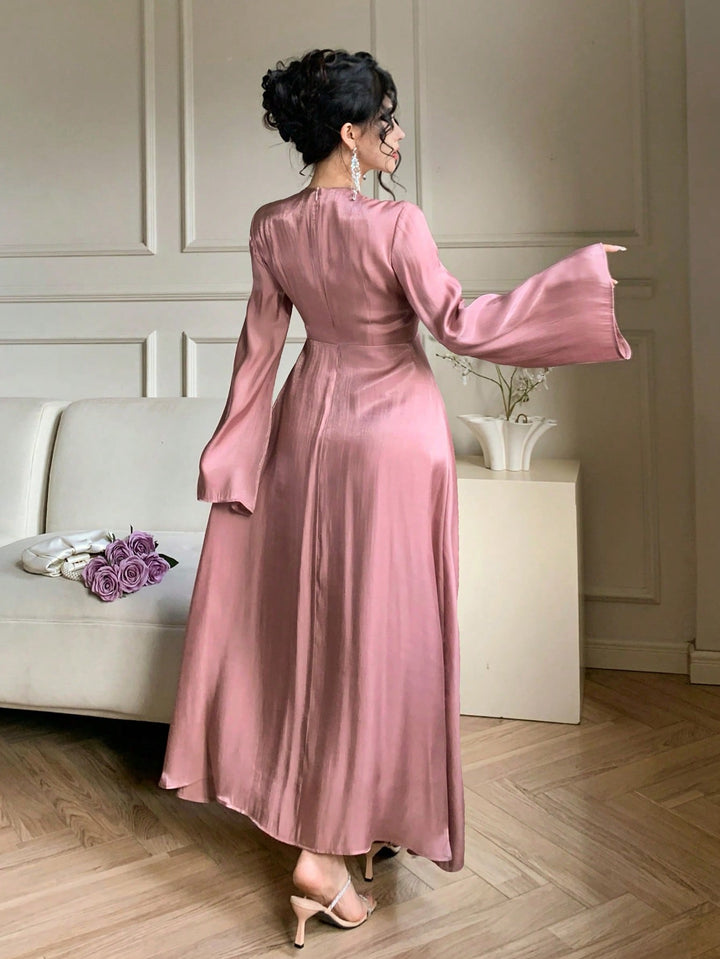 Rochie maxi SHEIN, roz