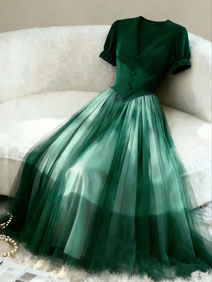 Rochie maxi SHEIN, verde