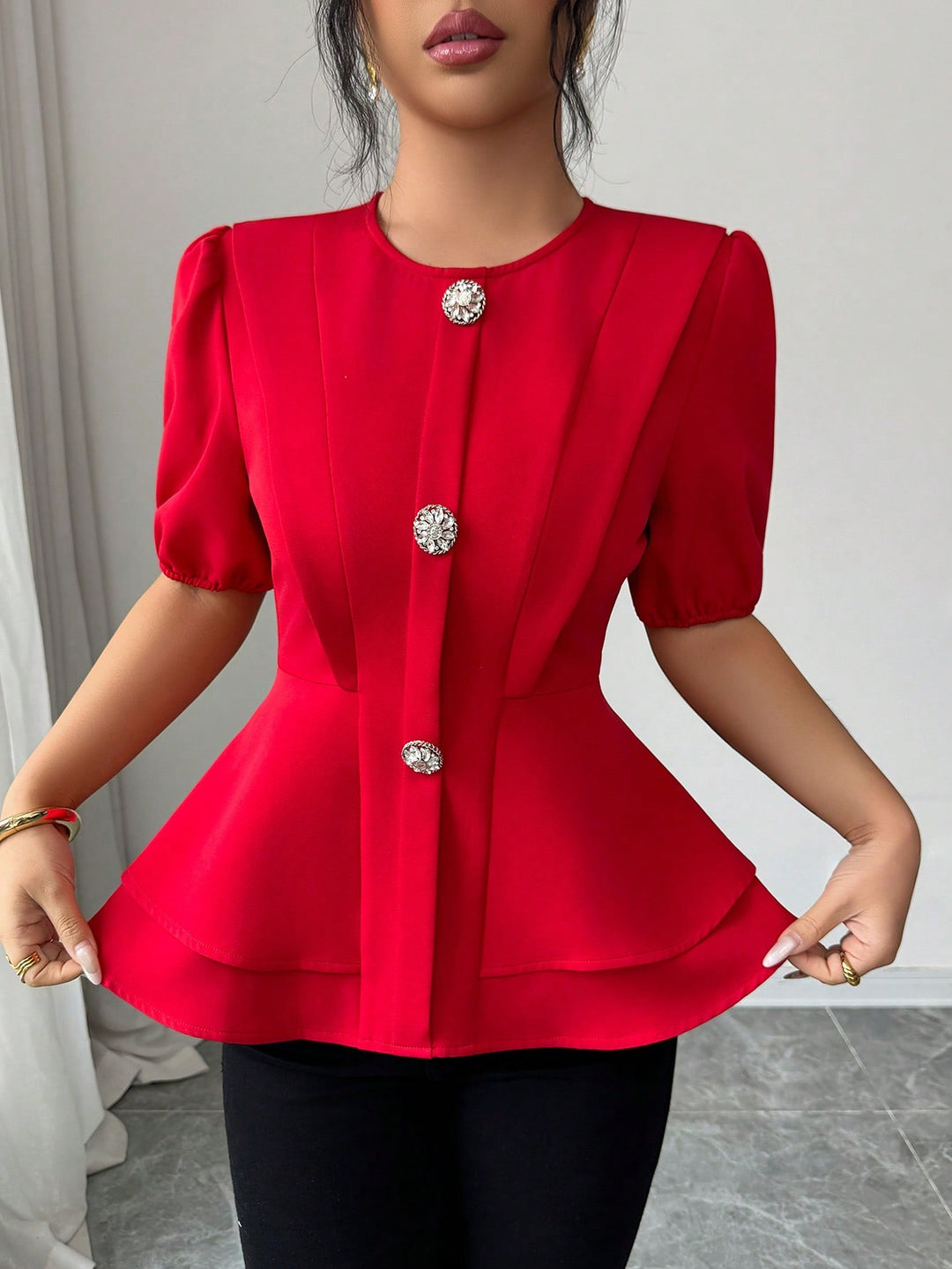 Bluza SHEIN, roșu