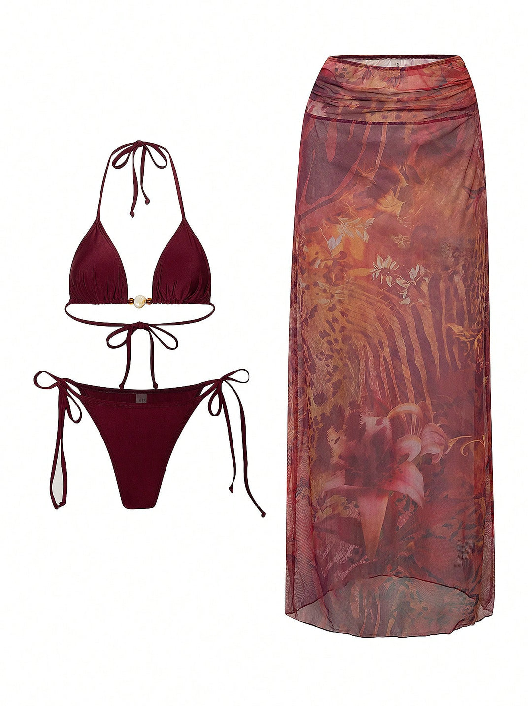 Set bikini SHEIN, mix culori