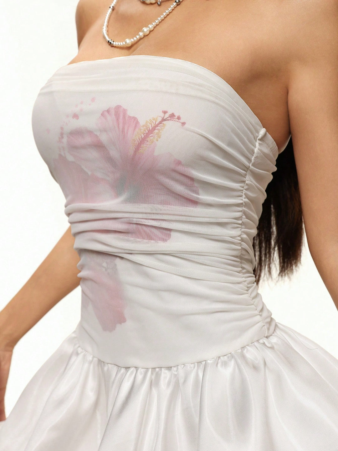 Rochie mini SHEIN, alb