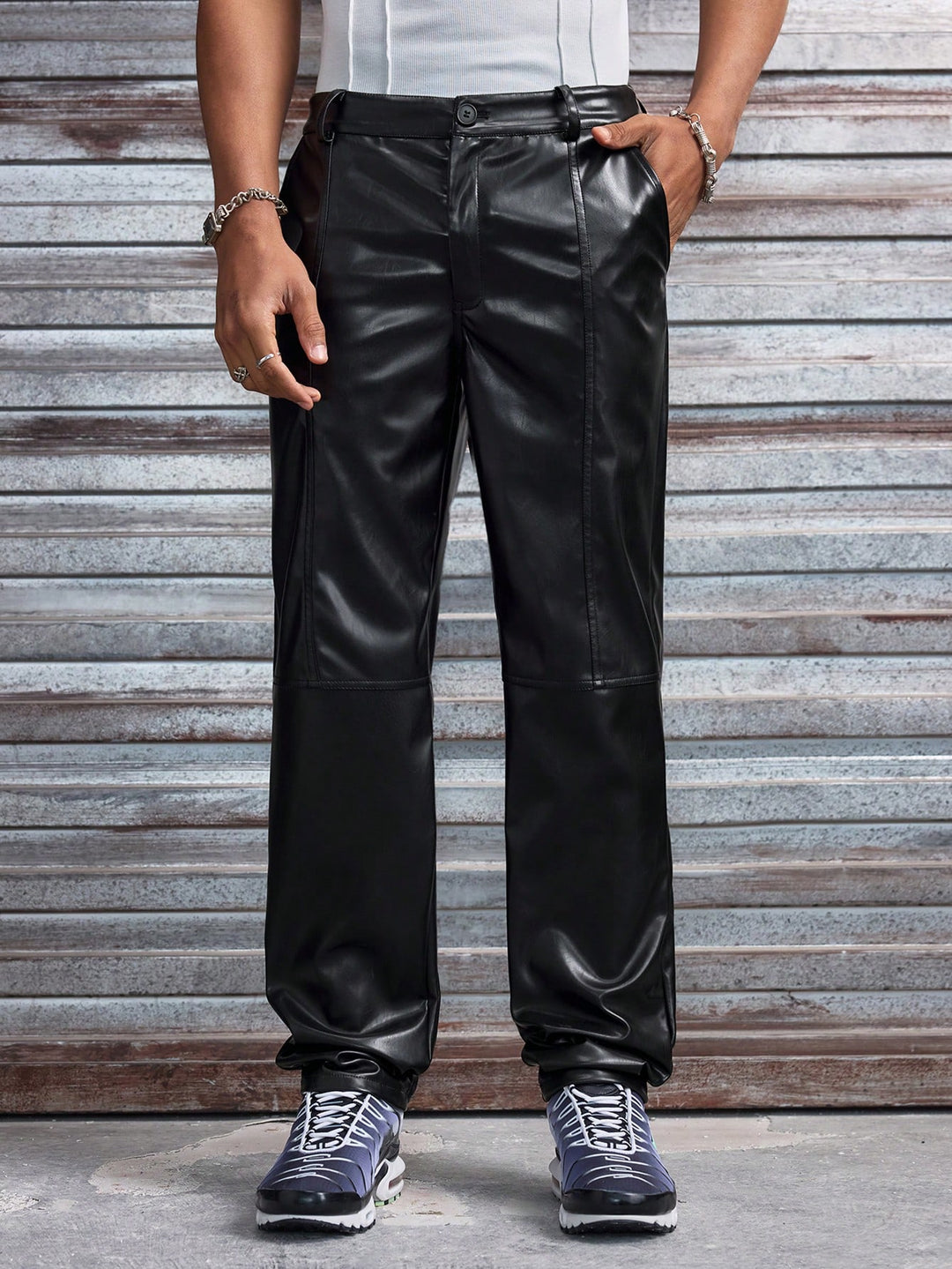 Pantalon SHEIN, negru