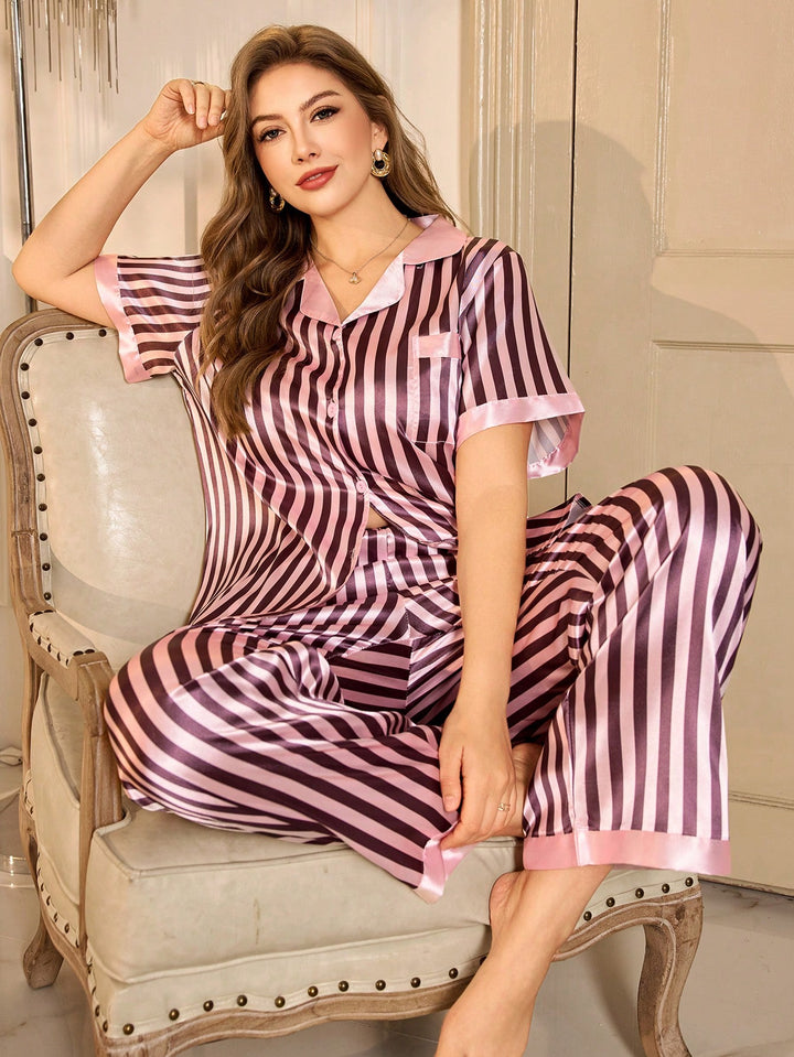Set pijamale SHEIN, roz