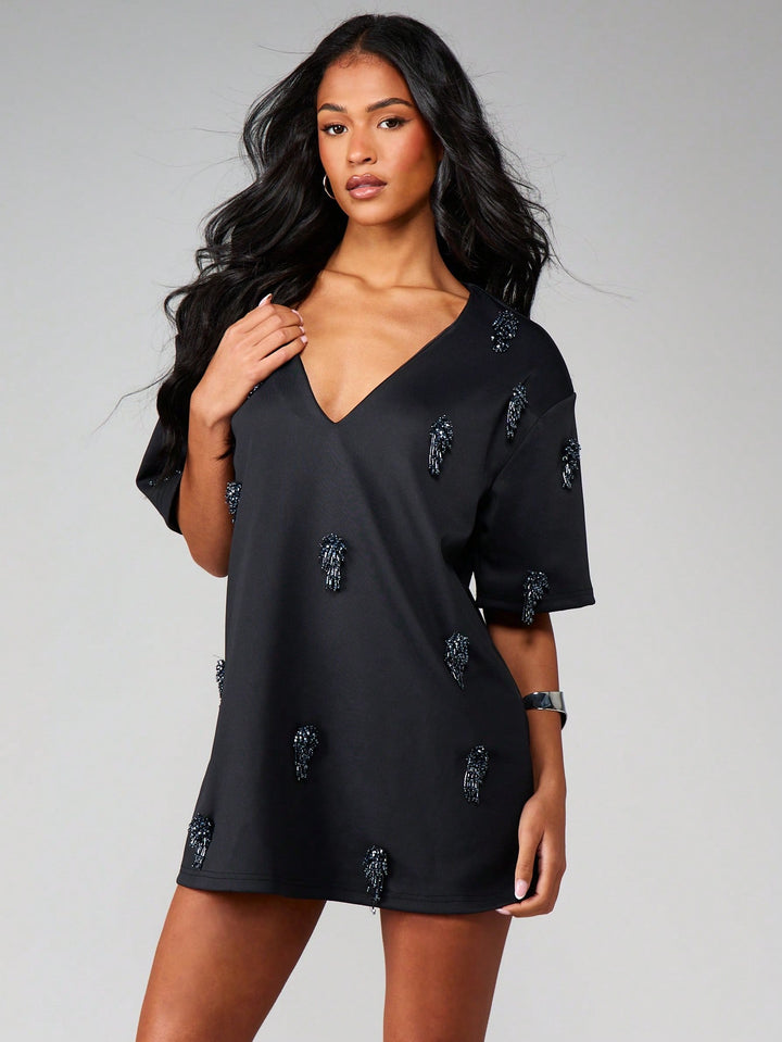 Rochie mini SHEIN, negru