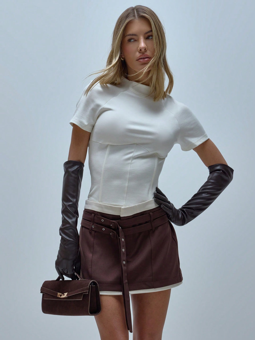 Top SHEIN, alb
