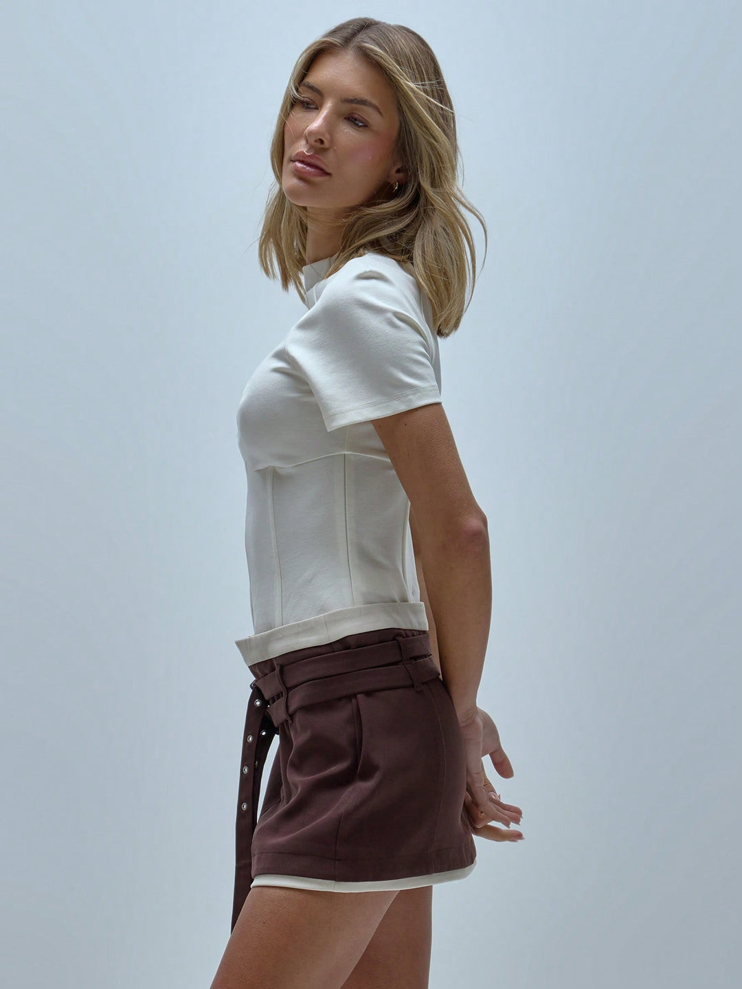 Top SHEIN, alb