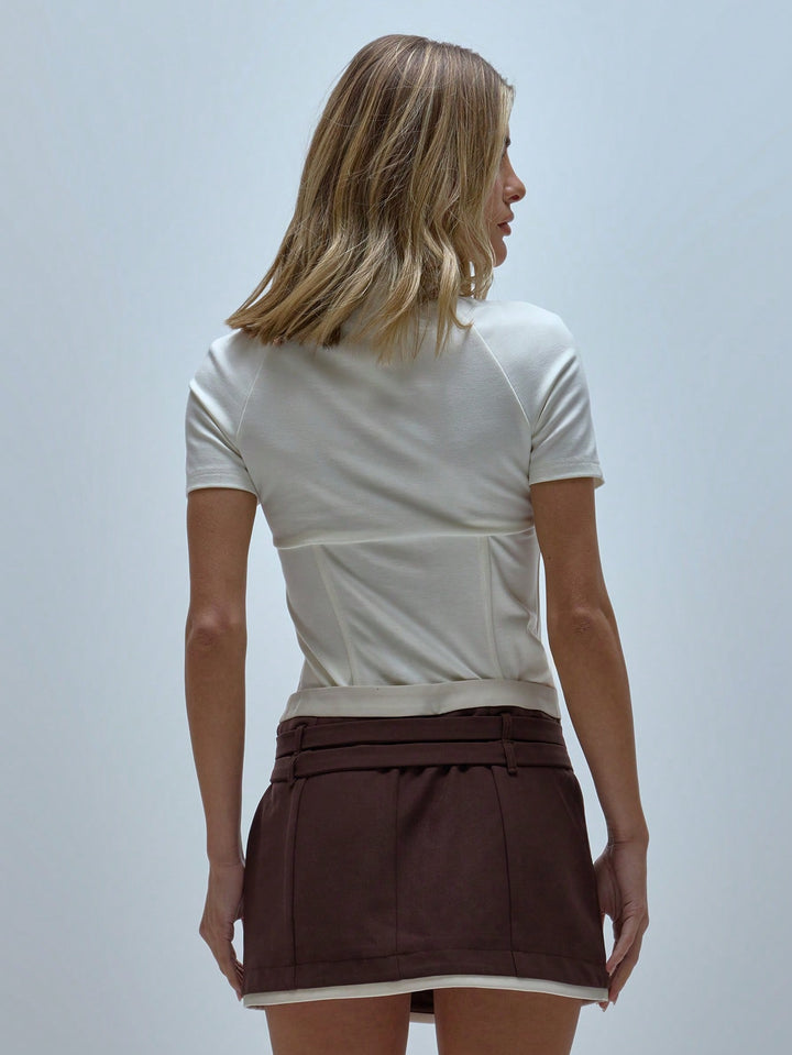 Top SHEIN, alb