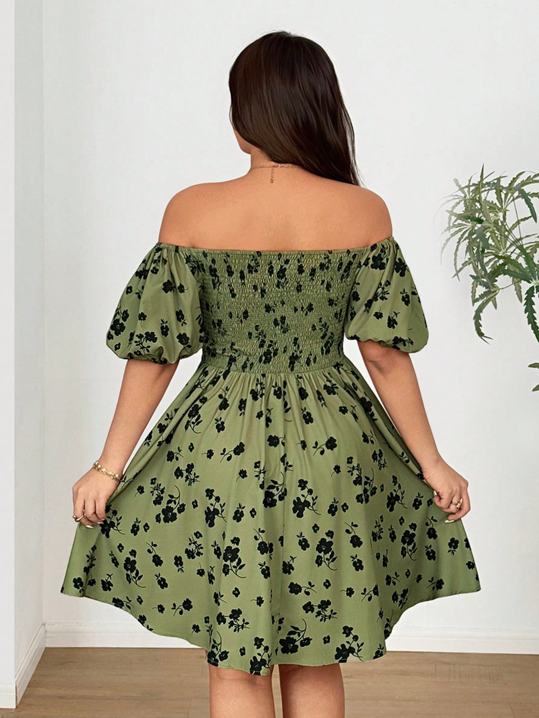 Rochie SHEIN, verde