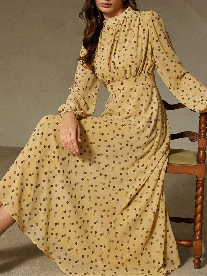 Rochie maxi SHEIN, bej