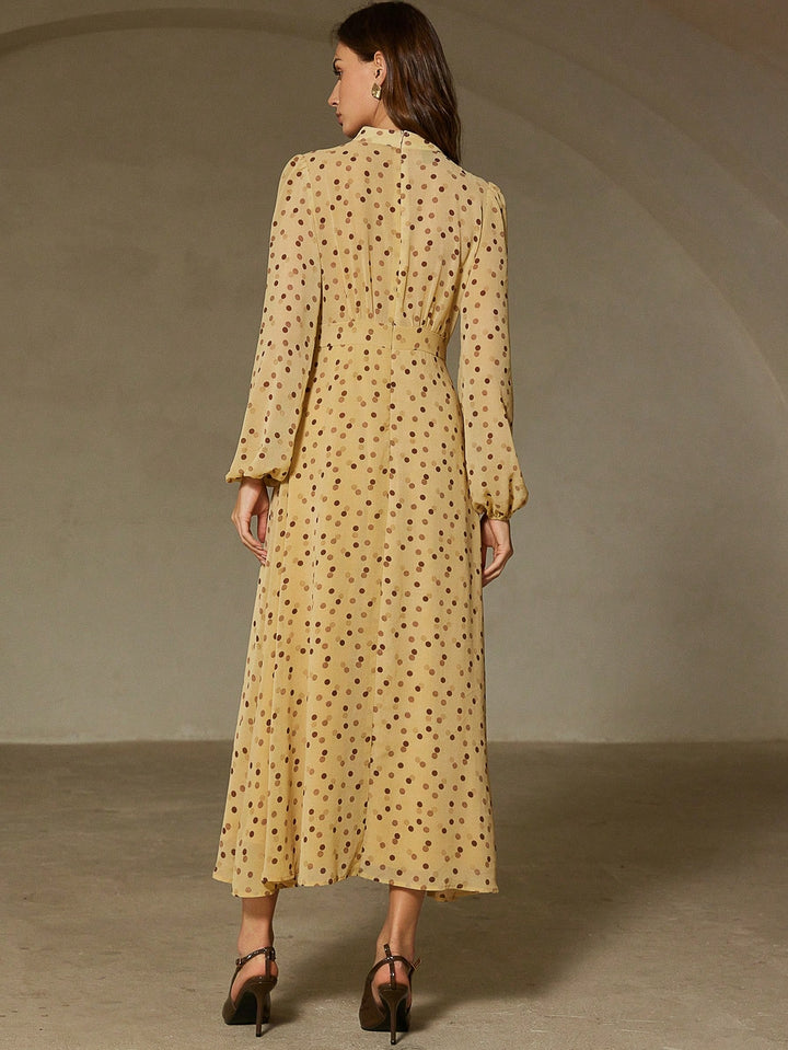 Rochie maxi SHEIN, bej