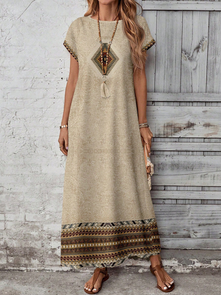 Rochie maxi SHEIN, mix culori