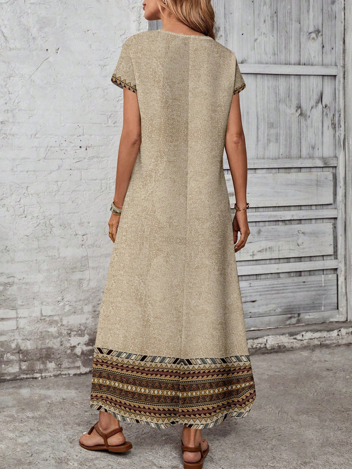 Rochie maxi SHEIN, mix culori