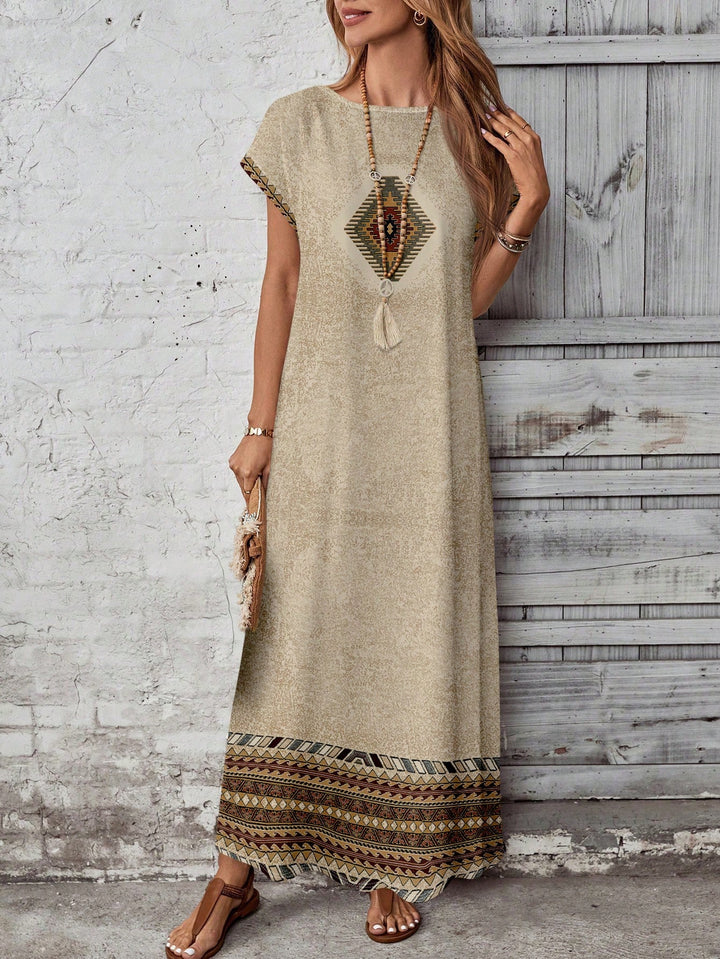 Rochie maxi SHEIN, mix culori