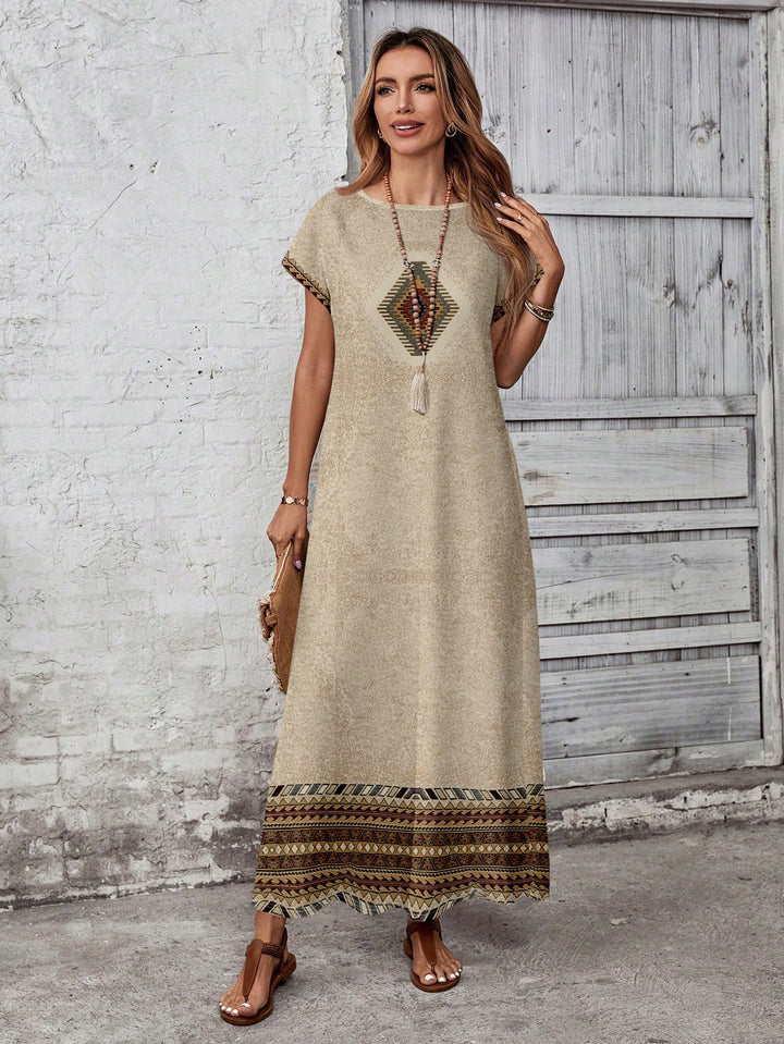 Rochie maxi SHEIN, mix culori