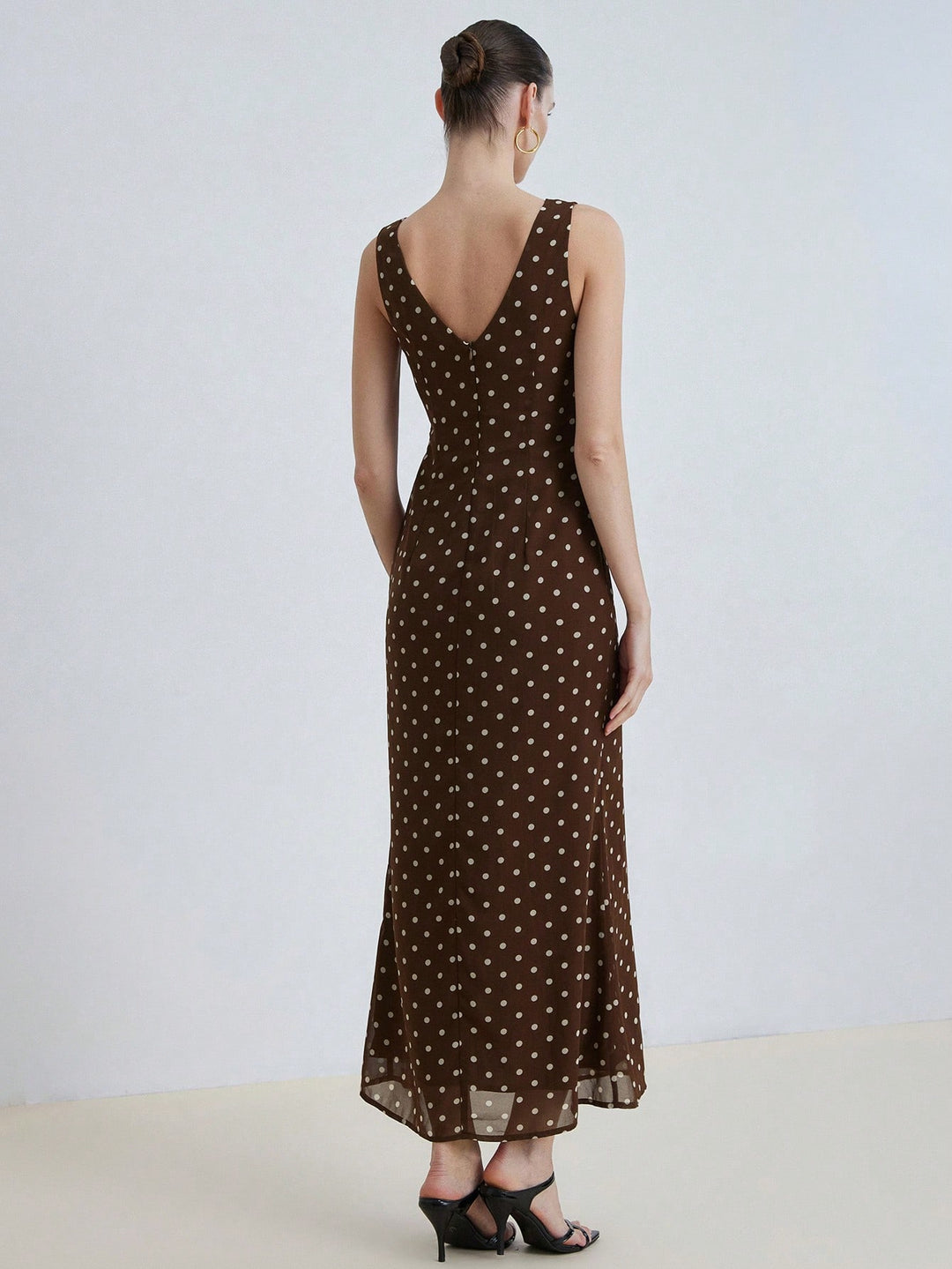 Rochie maxi SHEIN, maro