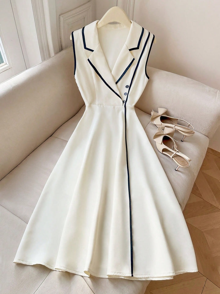 Rochie midi SHEIN, bej