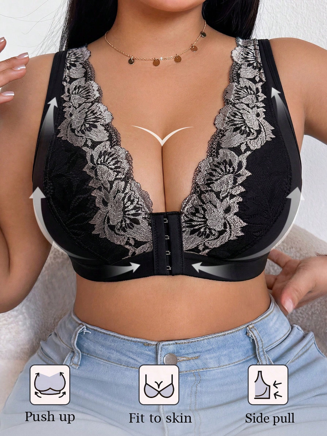 Sutien SHEIN, negru