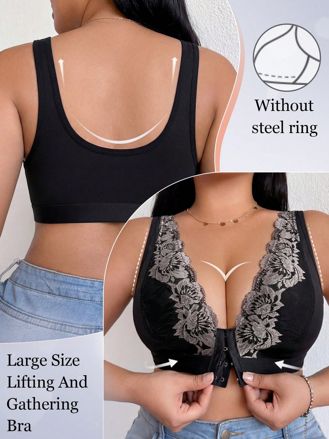 Sutien SHEIN, negru