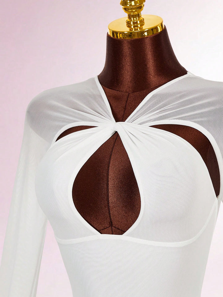 Rochie mini SHEIN, alb