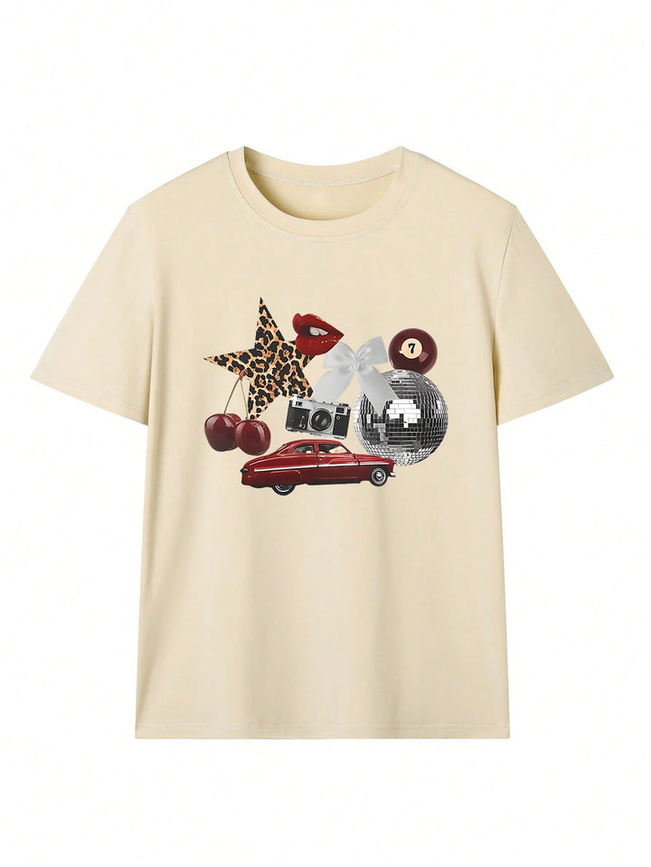 Tricou SHEIN, portocaliu