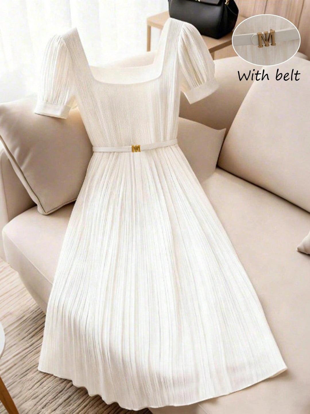 Rochie midi SHEIN, portocaliu