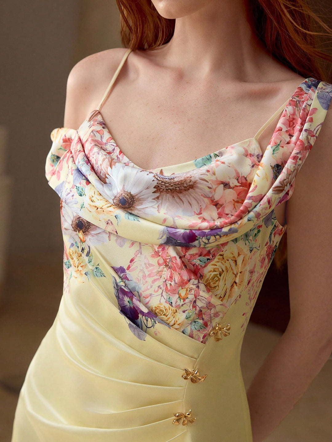 Rochie midi SHEIN, mix culori