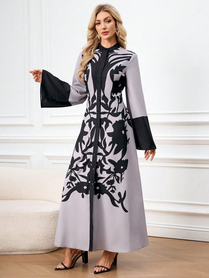 Rochie maxi SHEIN, mix culori