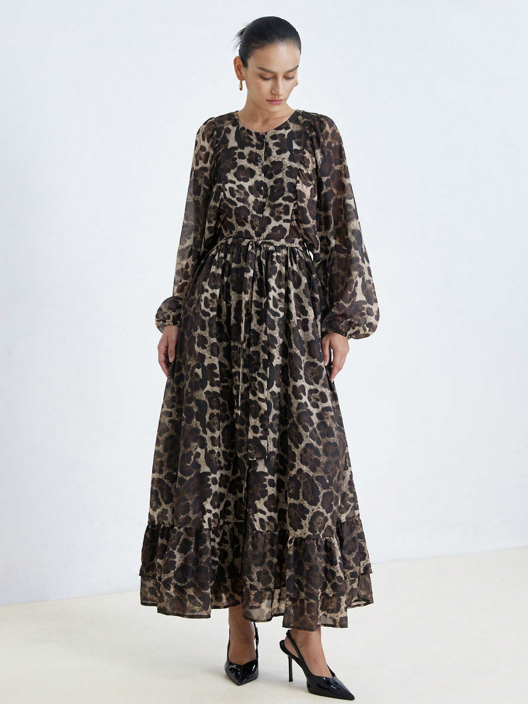 Rochie maxi SHEIN, mix culori