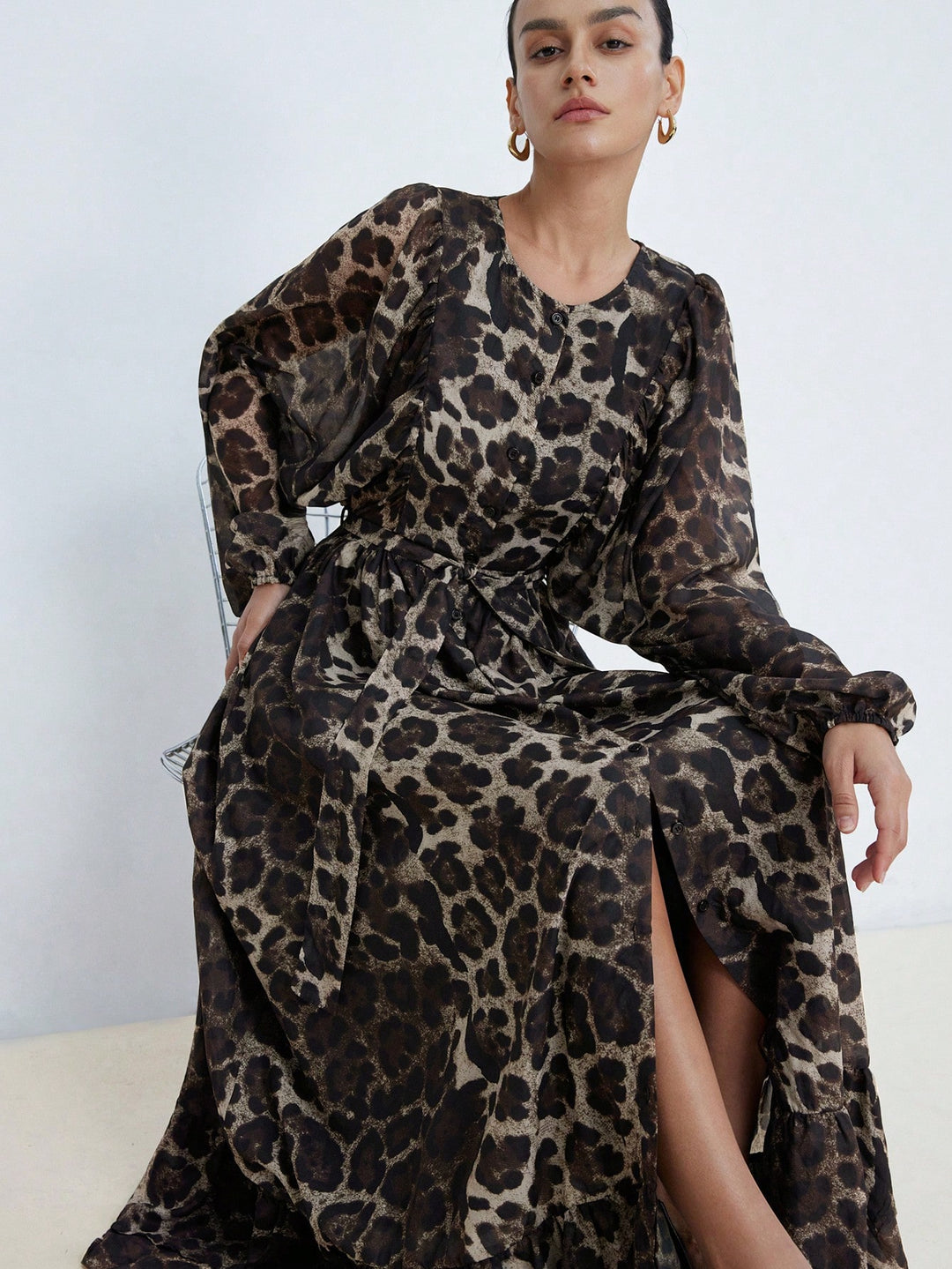 Rochie maxi SHEIN, mix culori