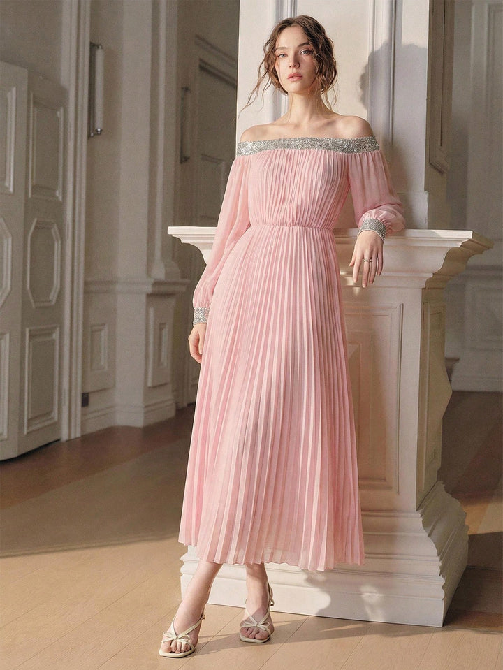 Rochie maxi SHEIN, roz