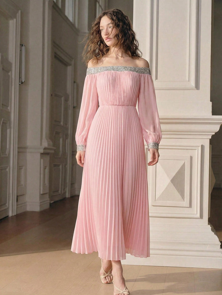 Rochie maxi SHEIN, roz