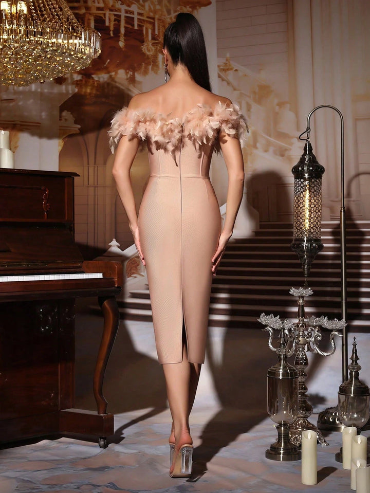 Rochie de ocazie SHEIN, roz