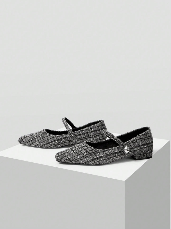 Pantofi cu toc SHEIN, gri