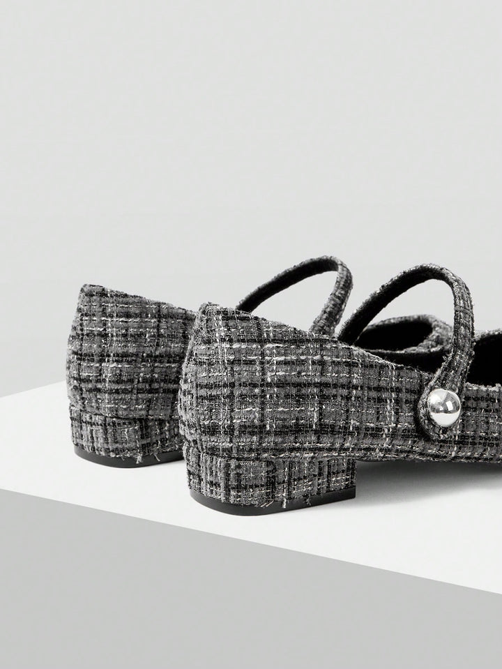 Pantofi cu toc SHEIN, gri
